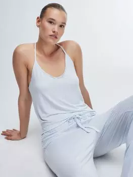 Топ для сна Savage X Fenty Sleek Stitch, цвет Tinsel Grey