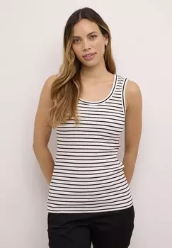 Топ DOLLY TANK Culture, цвет white black stripe