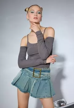 Топ Double Pack Even&Odd, цвет dark grey