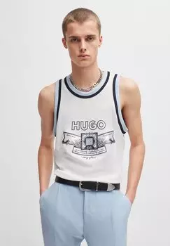 Топ DRAPES HUGO, цвет white