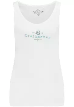 Топ DreiMaster, белый