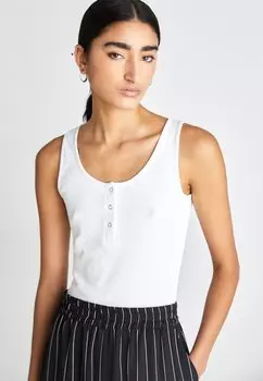 Топ DREW BUTTON Gestuz, белый