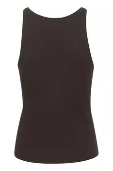 Топ DREW LOGO TANK Gestuz, темно-коричневый