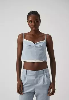 Топ Drykorn, светло-синий