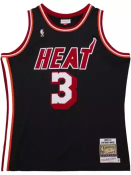 Топ Dwyane Wade Miami Heat Swingman из джерси (2013-14 годы) Mitchell & Ness, черный