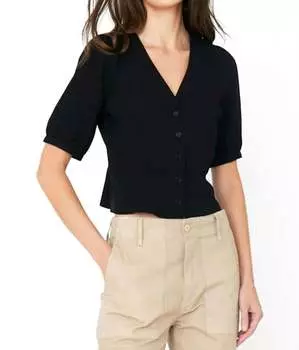 Топ Джейн в черном цвете KULE