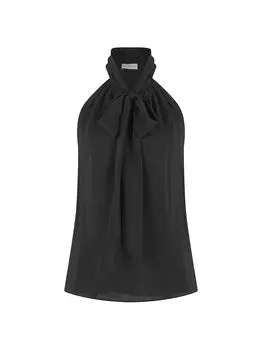 Топ Джиллиан Тинек Halston, черный