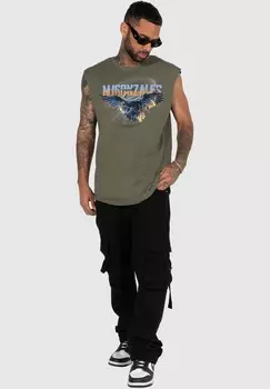 Топ EAGLE SLEEVELESS MJ Gonzales, оливковый