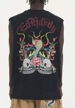 Топ Ed Hardy, черный