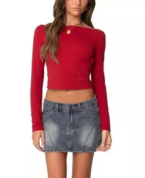 Топ Edikted Valentine с открытой спиной, красный