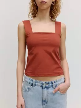 Топ Edited RAFAELA, красный