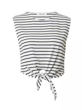 Топ Edited SILJA, синий/белый