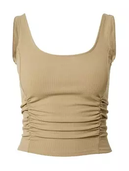 Топ Edited YOLAN, бежевый/коричневый