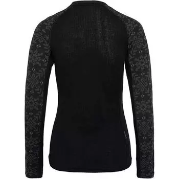 Топ Edith с длинными рукавами женский Kari Traa, черный