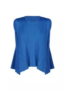 Топ efficient square Pleats Please Issey Miyake, синий