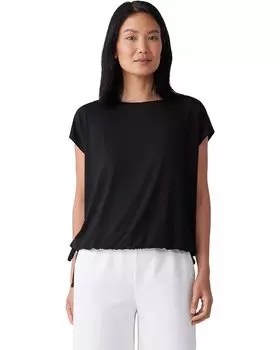 Топ Eileen Fisher Boxy Top, черный