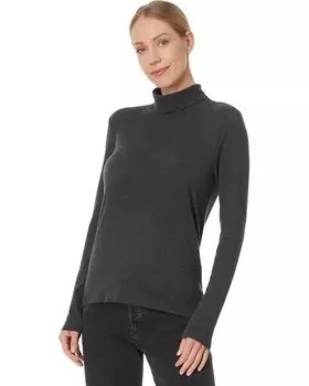 Топ Eileen Fisher Turtle Neck Top, угольный