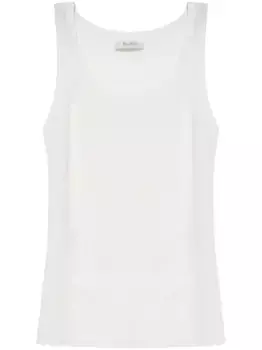 Топ Eliadi без рукавов MAX MARA, белый