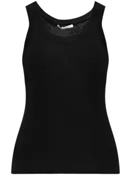 Топ Eliadi без рукавов MAX MARA, черный
