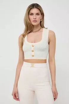 Топ Elisabetta Franchi, бежевый