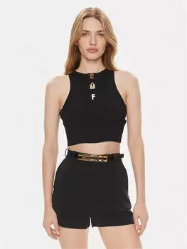 Топ Elisabetta Franchi, черный