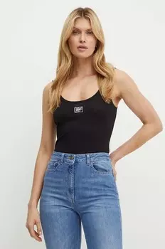 Топ Elisabetta Franchi, черный