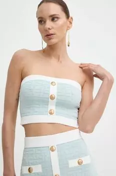 Топ Elisabetta Franchi, зеленый