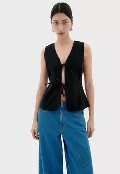 Топ ELISE - Blouse Thinking Mu, черный