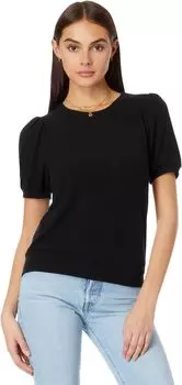 Топ Elise с пышными рукавами Michael Stars, черный