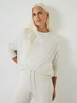 Топ Elle Super Soft с V-образным вырезом для отдыха HUSH, гадюка грей