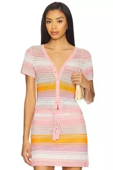 Топ "Ellie" крючком Pq, clementine