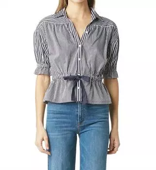 Топ Ellie Stripe из поплина в полоску Tart Collections, цвет poplin stripe