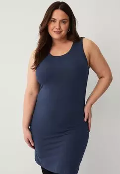Топ Ellos Plus collection, темно-синий