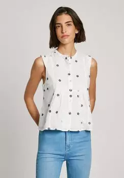 Топ ELVIRE Pepe Jeans, слоновая кость