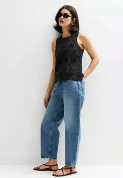 Топ EMBROIDERED - Blouse New Look, черный