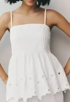 Топ EMBROIDERED Next, белый