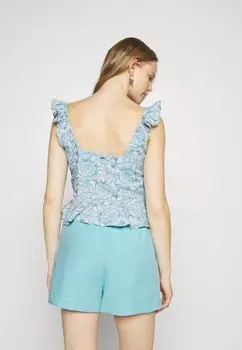 Топ Emilia Pepe Jeans, волна синего цвета