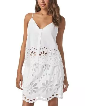 Топ Emma с ажурными вставками Splendid, белый