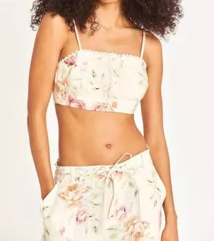 Топ Emmalou цвета Burnt Orange LoveShackFancy, оранжевый