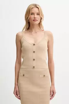 Топ EMMIE Guess, бежевый