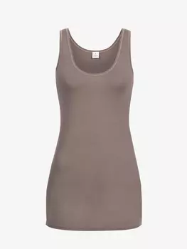Топ Erlich Textil Tank lang Charlotte, цвет mokka