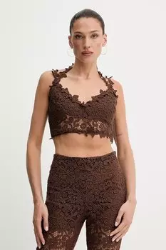 Топ Ermanno Scervino, коричневый