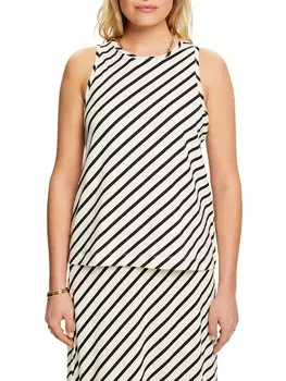 Топ ESPRIT, белый/черный