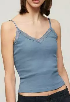 Топ ESSENTIAL CAMI Superdry, синий
