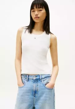 Топ ESSENTIAL TANK Tommy Jeans, кремовый