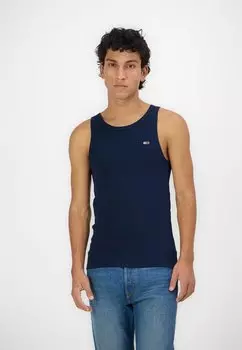 Топ ESSENTIAL TANK Tommy Jeans, темно-синий