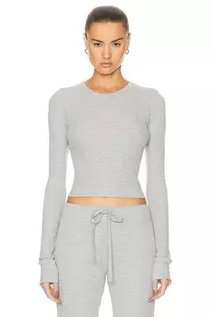 Топ Eterne Long Sleeve Thermal, цвет Heather Grey