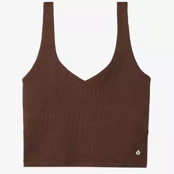 Топ Even&Odd active, темно-коричневый