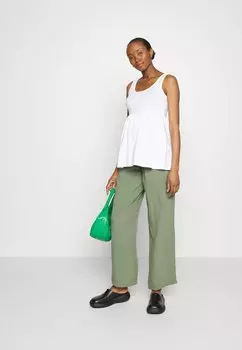 Топ Even&Odd, белый/желтый