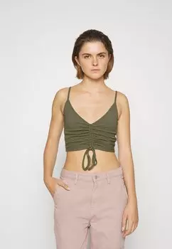 Топ Even&Odd, цвет olive
